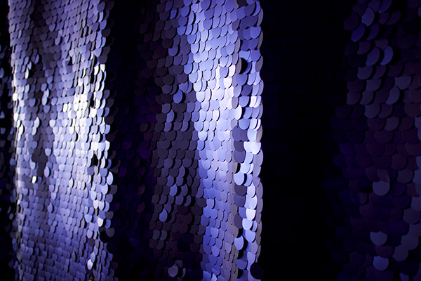 Photo Booth Blue Backdrop