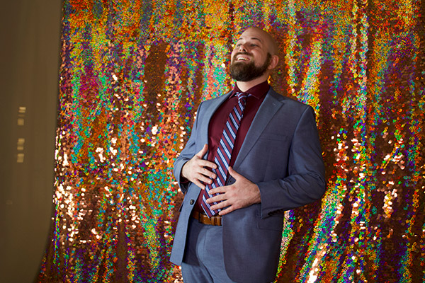 Photo Booth Bronze Backdrop