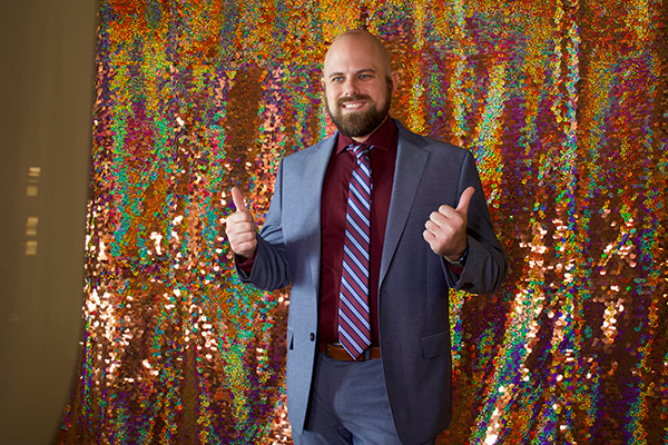Photo Booth Bronze Backdrop