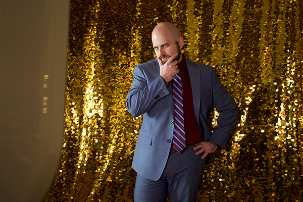 Photo Booth Gold Backdrop