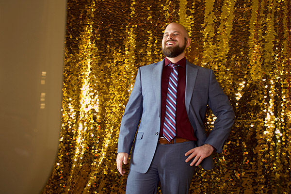 Photo Booth Gold Backdrop